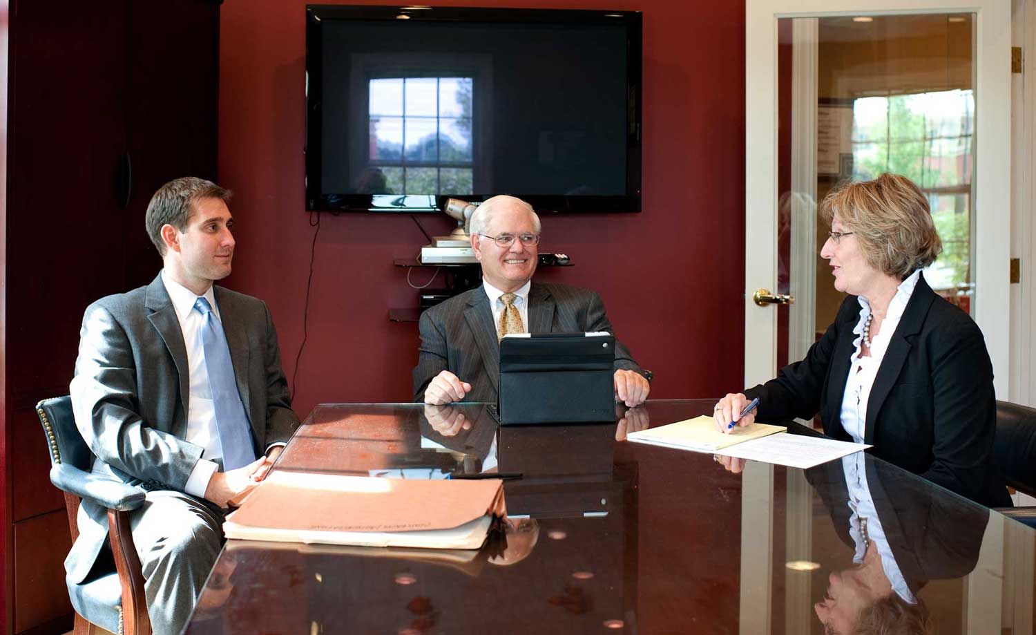 Photo of Attorneys Wilson, Michael and Cynthia Greene